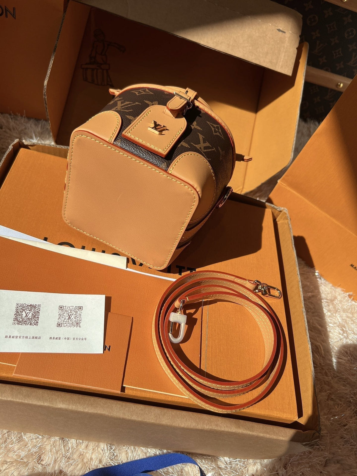 LV Mini Drawstring Bucket Bags(11.5*12*11.5)cm