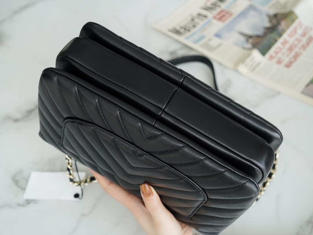 CHANEL Trendy CC25 Pre-Owned medium Chevron Trendy handbag 25cm