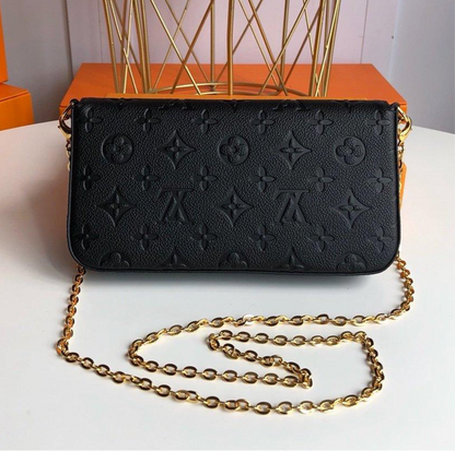 Louis Vuitton félicie pochette Black