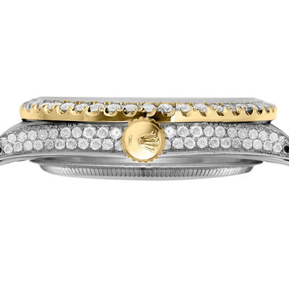 ICED OUT DATE 41MM WATCH