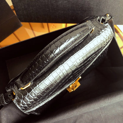 YSL Cassandra Mini Top Handle Bag Black