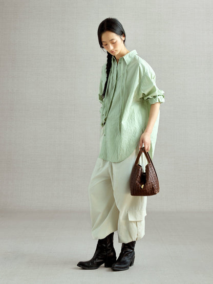 Lattice Bucket Bag