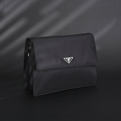 Prada Nylon Black Messenger Bag