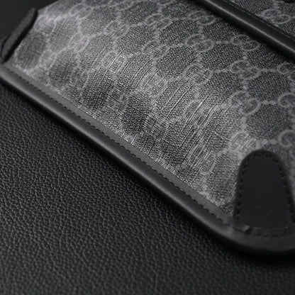 Gucci Ophidia GG Supreme Belt Bag – Black/Grey with Web Strap