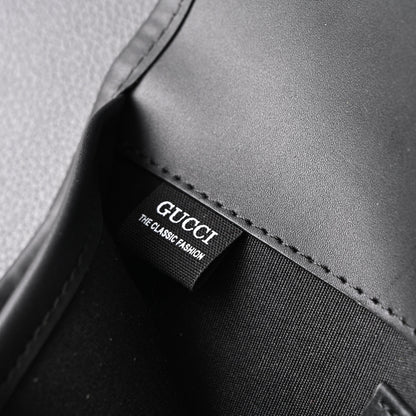 Gucci Ophidia GG Supreme Belt Bag – Black/Grey with Web Strap