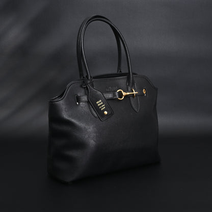 Miu Miu Leather Tote Bag – Classic Black