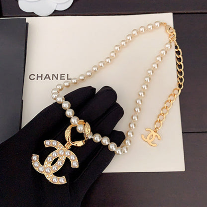 18K  Chanel Classic Pearl Necklace