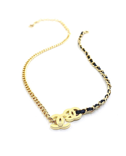 18K  Chanel Black & White Necklace