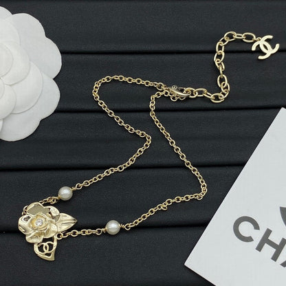 18K  Chanel Camellia Necklace